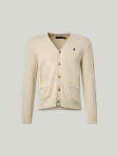 Bild von Strickjacke aus Baumwolle