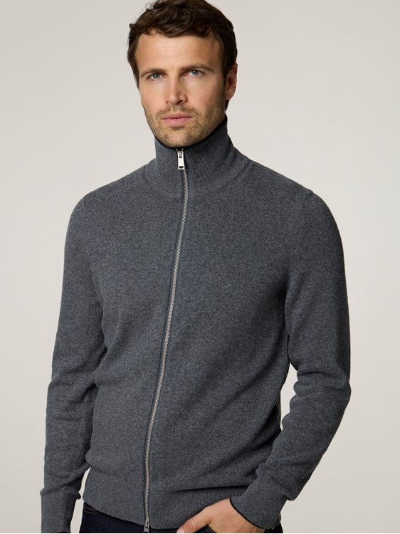 Bild von Strickjacke aus Baumwolle