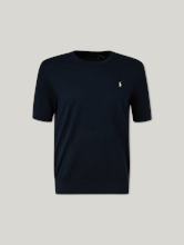 Image sur T-shirt tricoté en coton