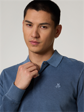 Bild von Langarm Polo aus Baumwolle