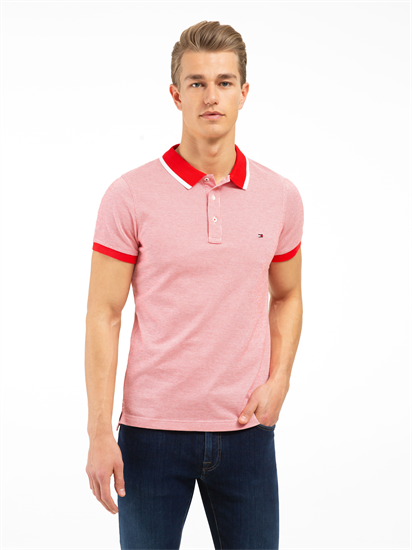 Polo Shirt im Slim Fit mit Struktur Polo Shirt im Slim Fit mit Struktur