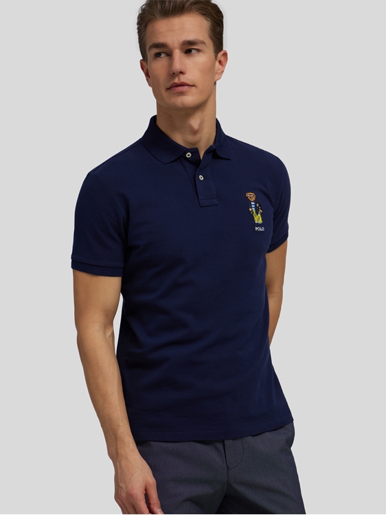 Image sur Polo avec logo ourson