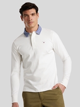 Bild von Langarm Poloshirt mit Logo