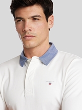 Bild von Langarm Poloshirt mit Logo