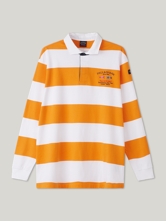 Bild von Langarm Poloshirt