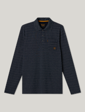 Image sur Polo Jacquard Pique