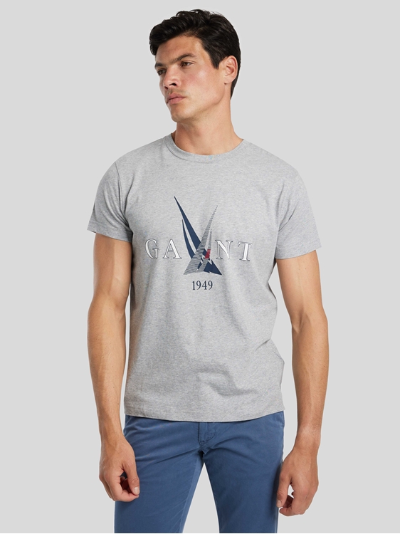 Bild von T-Shirt mit Logo-Print