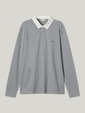 Bild von Langarm Poloshirt