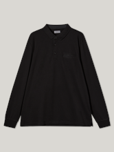 Bild von Langarm Poloshirt