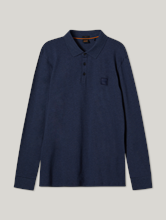 Bild von Langarm Poloshirt im Slim Fit