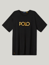 Bild von T-Shirt mit Logo-Schriftzug