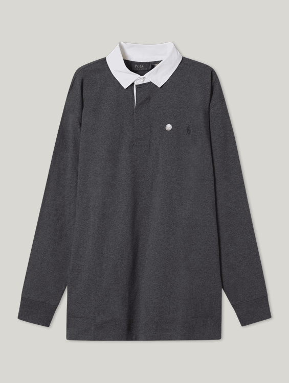Bild von Langarm Poloshirt