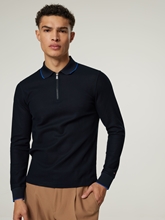 Image sur Polo manches longues slim fit