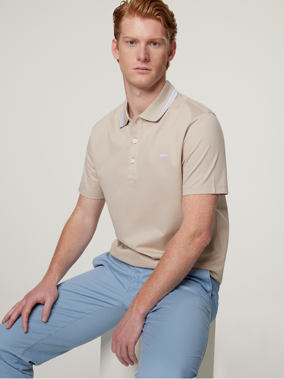 Bild von Poloshirt aus Baumwolle