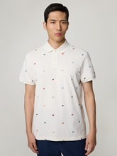 Bild von Poloshirt mit Stickereien