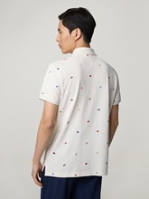 Bild von Poloshirt mit Stickereien