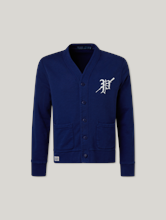 Bild von Sweatjacke aus Baumwolle