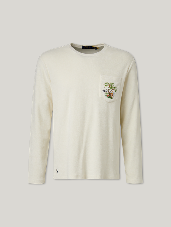 Bild von Langarmshirt aus Frottee