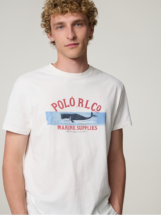 Image sur T-shirt en coton