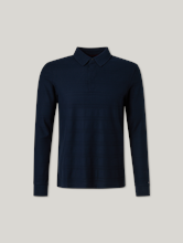 Bild von Langarm Poloshirt