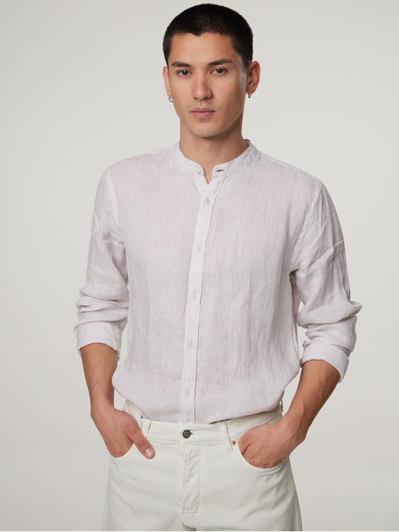 Image sur Chemise en lin Slim Fit