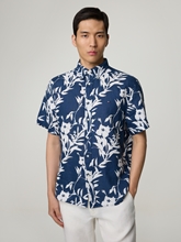 Image sur Chemise en lin à manches courtes
