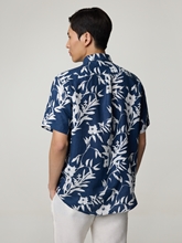 Image sur Chemise en lin à manches courtes