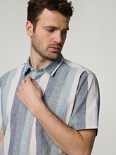 Bild von Kurzarmhemd mit Leinen