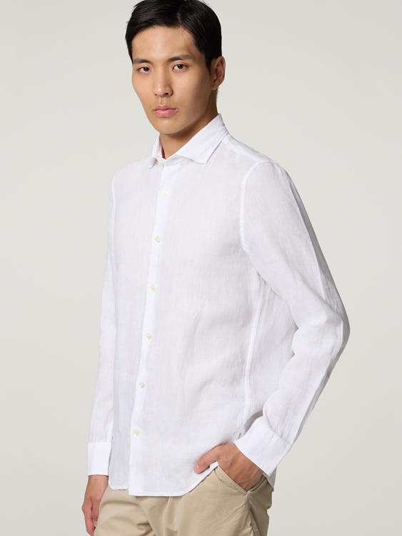 Image sur Chemise en lin shaped fit