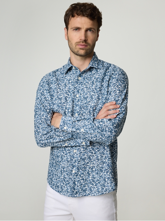 Image sur Chemise en lin coupe régulière