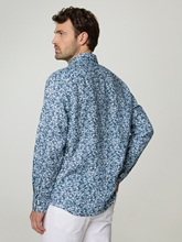 Image sur Chemise en lin coupe régulière