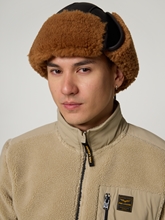 Bild von Fliegermütze mit Lammfell