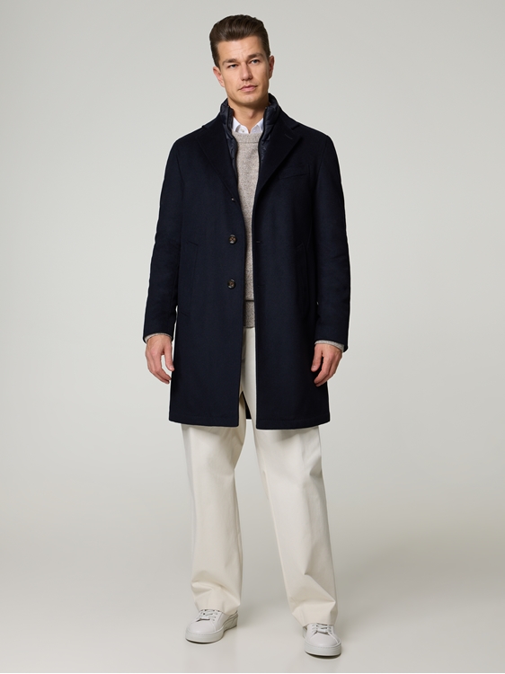 Bild von Wollmix-Mantel mit Blende CELLON