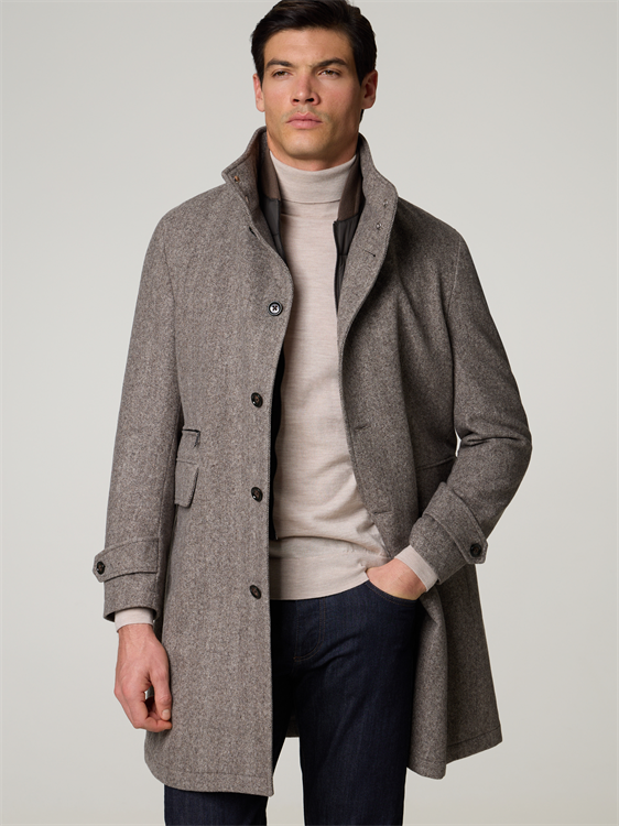 Bild von Mantel mit Wolle DANILO