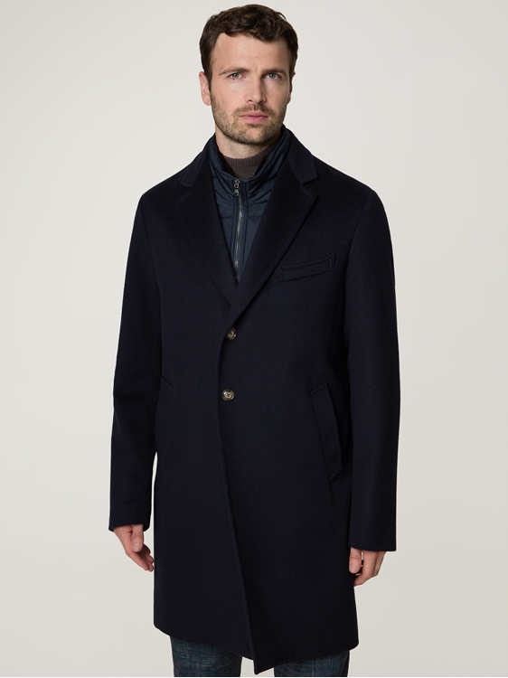 Bild von Wollmantel mit Blende