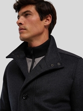 Bild von Kurzer Wollmantel mit Blende COXTAN