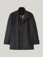 Bild von Kurzer Wollmantel mit Blende COXTAN