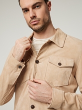 Bild von Jacke aus Ziegenveloursleder