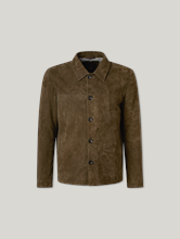 Bild von Jacke aus Veloursleder