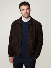 Bild von Blouson aus Veloursleder