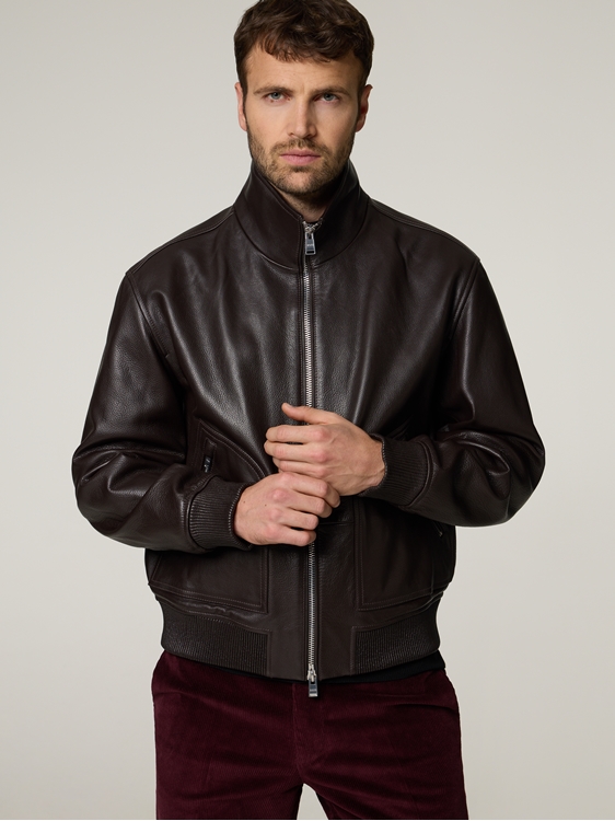 Image sur Veste en cuir MANDER