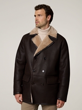 Image sur Veste en peau d'agneau à double rangée