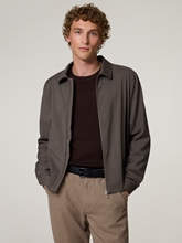 Image sur Blouson en laine coupe regular