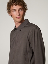 Image sur Blouson en laine coupe regular