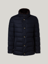 Bild von Daunenjacke mit Blende