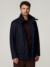 Bild von Mantel mit Schurwolle