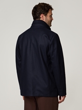 Bild von Mantel mit Schurwolle