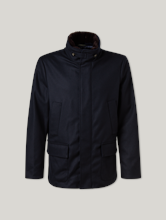 Bild von Mantel mit Schurwolle