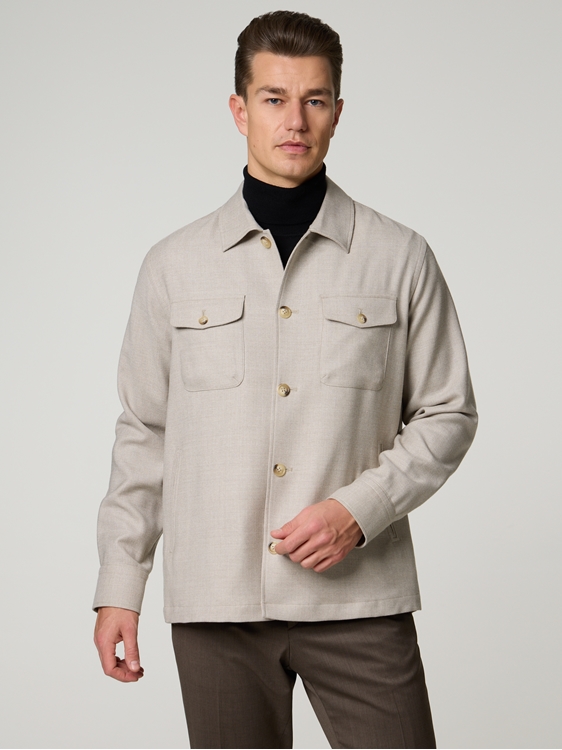 Bild von Overshirt mit Kaschmir