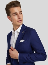 Bild von Veston mit Struktur im Slim Fit